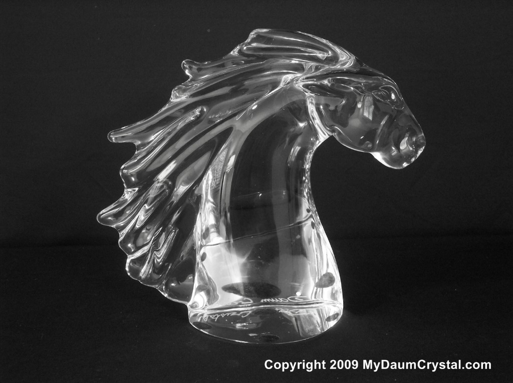 My Daum Crystal Horse Head Family